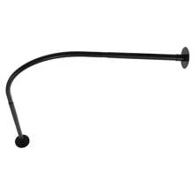 Eatssode Barra de cortina de ducha, ajustable de 72-95 x 90-130 cm, barra de cortina de ducha angular, barra de ducha para decoración de baño, accesorios de baño, decoración de regreso a clases, decoración de otoño
