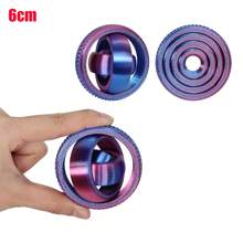 1 件 3.5-6 厘米全新 3D 打印旋转球玩具 O 形陀螺仪重力旋转缓解焦虑减压酷玩具树脂材料
