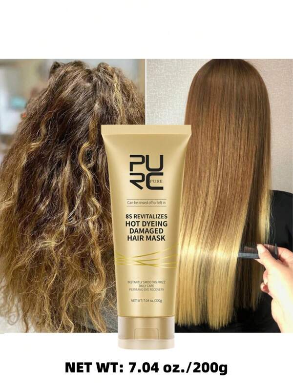 PURC 8 Seconds Hair Mask Professional Keratin Treatment Cream Smoothing Straightenig Soft Repair Damaged Frizz Hair Care Product