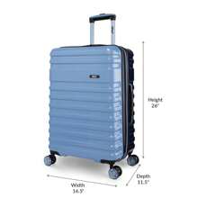 IFLY Hardside Spectre Luggage 24 Checked Luggage, Blue/Navy - 1 - View 4