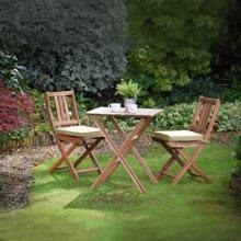 Luxury Bistro Seat Cushions - Set Of 2 In Warm Beige - Beige - View 3