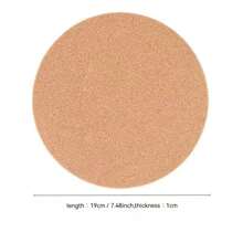 Cork Table Mat Non-Slip Heat Insulation Mat, Dish Mat, Silent Placemat, Round Coffee Coaster, Suitable For Home Desks