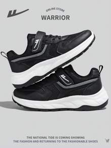 WARRIOR 1 双女式系带网眼跑步鞋，多功能轻便减震防滑软底透气低帮户外休闲运动鞋