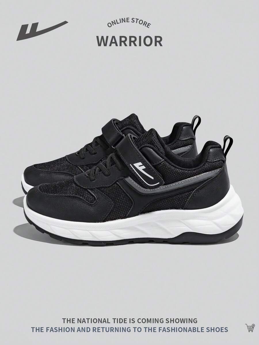 WARRIOR 1 双女式系带网眼跑步鞋，多功能轻便减震防滑软底透气低帮户外休闲运动鞋