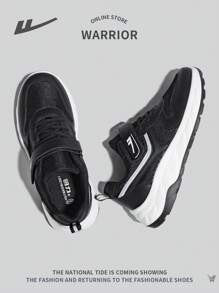 WARRIOR 1 双女式系带网眼跑步鞋，多功能轻便减震防滑软底透气低帮户外休闲运动鞋