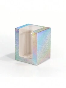 12 Stücke/24 Stücke 8x8x10cm Fenster Präsentationsboxen aus Papier, geeignet für Partygeschenke, Verpackung, kleine Papierboxen - 8x8x10cm - Übersicht 14