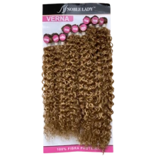 Curly Hair For Interlacing Verna Noble Lady Protein Fiber 75cm - 9 Screens - 320g - Camel - View 2
