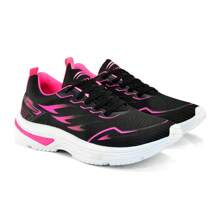 Kit 3 Pairs Of Women's Sports Tennis Shoes For Training, Walking, Light And Comfortable - 套件3 - 查看 2