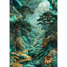 1pc Wall Arts Posters Modern Scenery Canvas Art Is Suitable For Living Rooms, Bedrooms, And Home Offices, Canvas Art, High Quality, Frameless - Multicolor - View 45