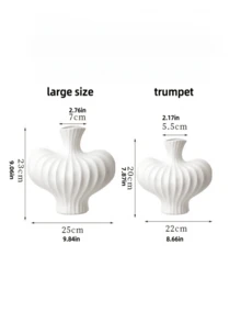 1pc Lantern Round Vase - Plastic, Black And White Two Colors, Two Sizes, Nordic Style Aesthetic Decoration, For Flower Arrangement, Ideal For Home, Living Room, Bedroom Decoration Birthday