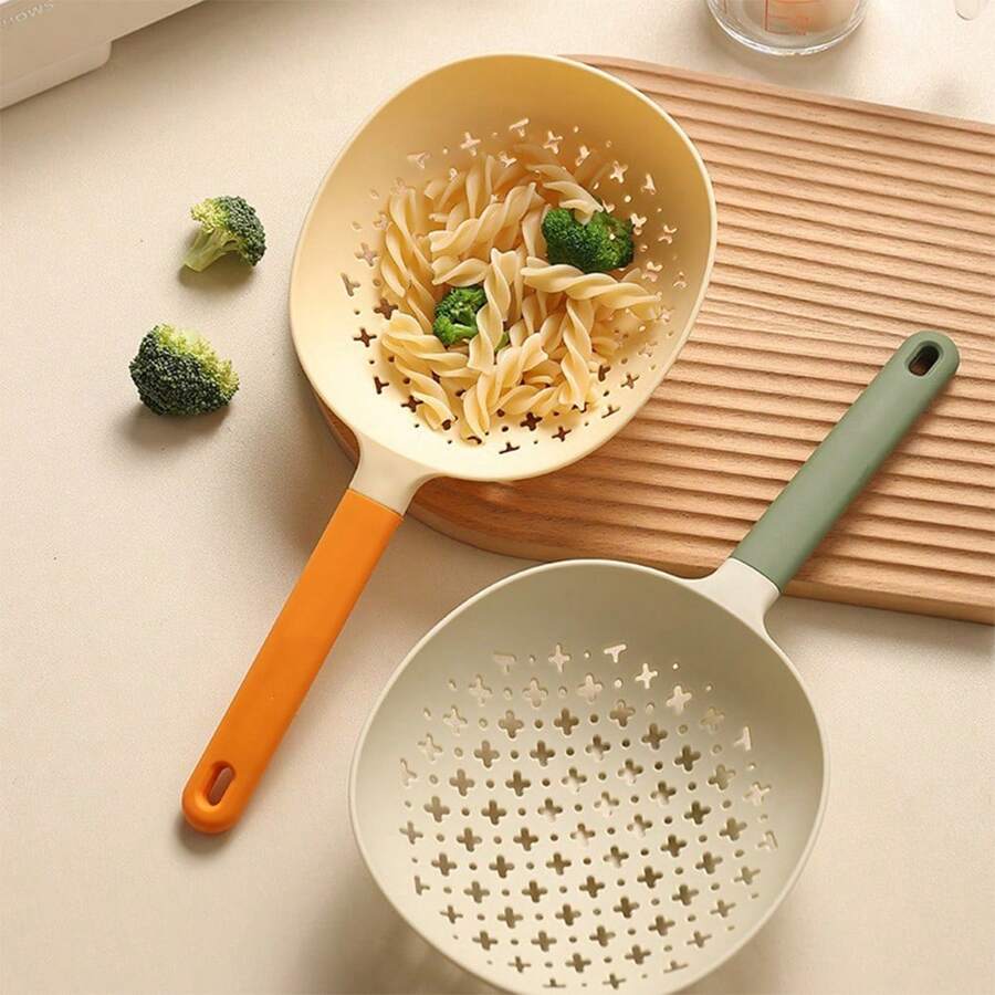 Kitchen Cooking Strainer Colander Skimmer Ladle For Noodles, Meatballs, Vegetables, Draining,Kitchen Accessories, A Must-Have Kitchen Tools Gift For Home Chefs, Space-Saving Storage For Kitchen Organizers , Christmas Kitchen Gifts Idea - One Size - View 1