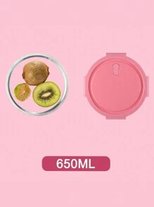 玻璃食品容器微波炉适用分隔式餐盒便当盒防漏带盖耐热午餐盒 - 彩色 - 查看 15
