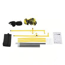 WUPYI 2-In-1 Football Rebound Net Football Rebounder Net Training Kickback Soccor - 黃色 - 查看 6