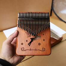 21/17 键卡林巴拇指琴，带拇指摇杆，适合初学者，乐器礼物