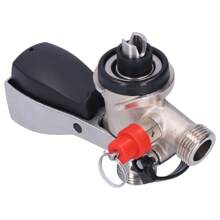 Acoplador Dispensador de Cerveza Tipo S Conector para Barril de Bebida con Válvula de Escape Rosca Macho G5/8 - Multicolor - Ver 10