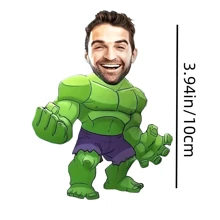 1 Pc Customized Super Hero Face Print Throw Pillow - Personalized Humorous Home Decor Cushion, Perfect Valentine's Day Gift For Couples, DIY Memorial Gift, ,Breathable,Lightweight,Washable,Cute,Love,Warm,Soft,Comfortable,Simple,Custom,Personalized,Unique,Him,Her,Boyfriend,Girlfriend,Dad,Mom,Family,Friends,Bed,Car,Bedroom,Tea Room,Living Room,Sofa