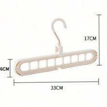 2 piezas Percha para ropa plegable multifuncional, secadora de ropa con 9 agujeros para ahorrar espacio para uso doméstico