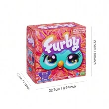 Hasbro Furby Coral, 15 modnych akcesoriów, interaktywne pluszowe zabawki dla 6-letnich dziewczynek i chłopców i starszych, animatronika aktywowana głosem
