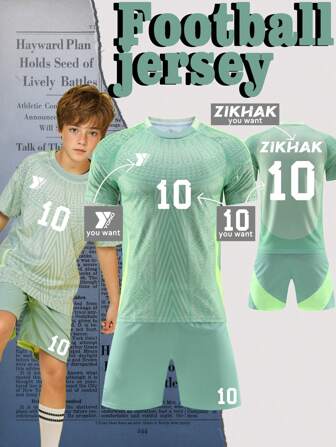 Equipo de fútbol juvenil inspirado en México personalizable para niños (de 8 a 12 años) - Conjunto personalizado de jersey y pantalones cortos, estilo de diseño local, multifuncional, ornamental, con letra, elegante, moderno, colorido, lindo, adorable, informal, suave, personalizado, único, regalo para bebé, regalo ideal para él, regalo ideal para ella, hijo, hija