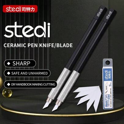 Stedi Ceramic Pen Knife Military Gundam Cutting Nozzle Model Doll Assembly Sculpting Durable Tool Scribing Tape