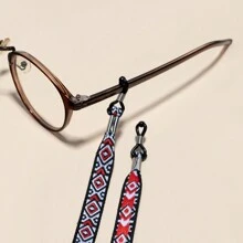 1pc Glasses Rope Adjustable Fashion Glasses Non-Slip Glasses Fixed Lanyard, Presbyopia Glasses National Wind Color Rope Bohemian Style Glasses Lanyard Anti-Lose