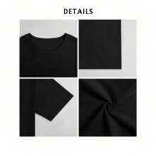 16th Birthday Highland Cow Party Girl Teenager Sweet Sixteen T-Shirt, 100% Cow Shirts For Women Mom Family Friends, Black Round Cow Shirts, Soft Breathable Colorfast Women'S Casual Short Sleeve Top For Spring & Summer (S-XXL, 180g) - Black - View 3