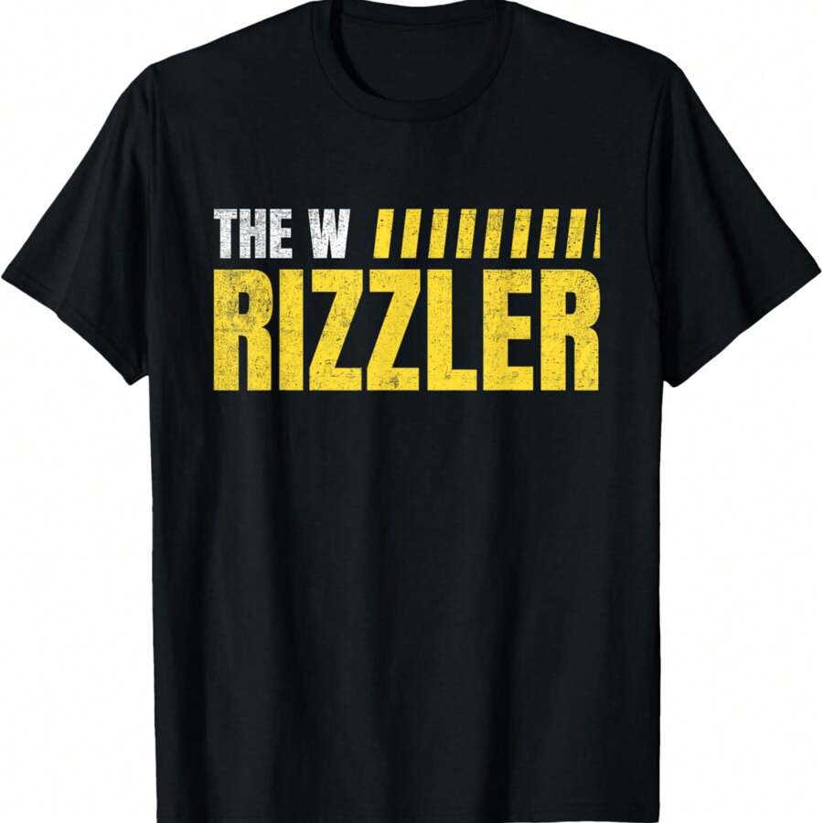 The W Rizzler For The Rizz God, Rizz Meme T-Shirt - Black - View 1