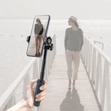Micro SLR Camera Mở Rộng Gopro Vlog Tripod Mini 360 Xoay Di Động Tripod Cho Gopro Hero 12 Điện Thoại Di Động DJI Action Insta360X3 Màu Đen - màu đen - Xem 7