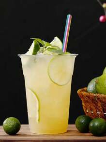 7/28/56 件彩虹不锈钢餐具套装包括刀、叉、勺和不锈钢吸管，镜面抛光，适合家庭聚会、朋友野餐、酒店餐厅、礼物 - 彩色 - 查看 8