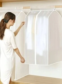 Funda para prendas, a prueba de polvo y suciedad - Blanco - Ver 2