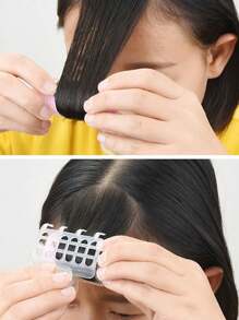 3 Air Bangs Curling Barrel Air Bangs Tool Fluffier Overhead Curling Iron,Valentine's Day Couple As Gift Hair Accessories Tool