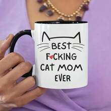 Cat Mom Gifts For Women - Coffee Mug Gift For Cat Lover MomDaughterSisterAuntWifeBest FriendsBFFCoworkersHer - Best Cat Mom Ever - 1 - View 3