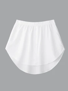 1 Stück Elastischer Bundverbreiterer Für Frauenhemd, Einstellbarer Schichtung Falscher Saum Rockverlängerer