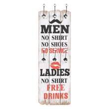 Stylish Wall-Mounted Coat Rack With 6 Hooks For Home Organization 120x40 Cm Perfect For Men And Women - Multicolor - View 2