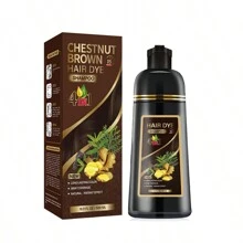 4 In 1 Herbal Hair Color Shampoo - Gentle And Non-Irritating For Men And Women - Instantly Covers Gray Hair, Dyes To Fashionable Hair Color, Plant Extracts, Nourishes Hair, Long-Lasting Color