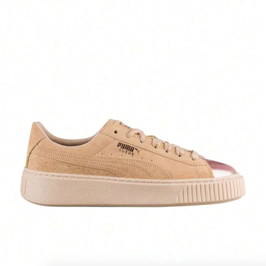 [366382-03] Womens Suede Platform Rose Gold - Multicolor - View 1