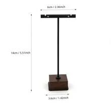1 chiếc giá trưng bày trang sức bằng gỗ óc chó, giá để trưng bày vòng cổ, bông tai, phụ kiện chụp ảnh, đồ trang trí triển lãm trang sức, quà tặng cho phụ nữ, đồ trang trí phòng. - Nhiều màu - Xem 14