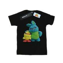 Disney Heren Toy Story 4 Ducky And Bunny T-shirt (zwart)