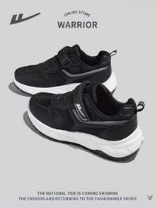 WARRIOR 1 双女式系带网眼跑步鞋，多功能轻便减震防滑软底透气低帮户外休闲运动鞋