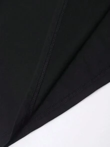 Camiseta casual diaria sencilla de mujer con cuello redondo, mangas cortas, estampado de lazo de encaje