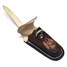 Atrevidu's Rustic Leather Ring Knife Sheath - 穆拉迪羅煙草 - 查看 2