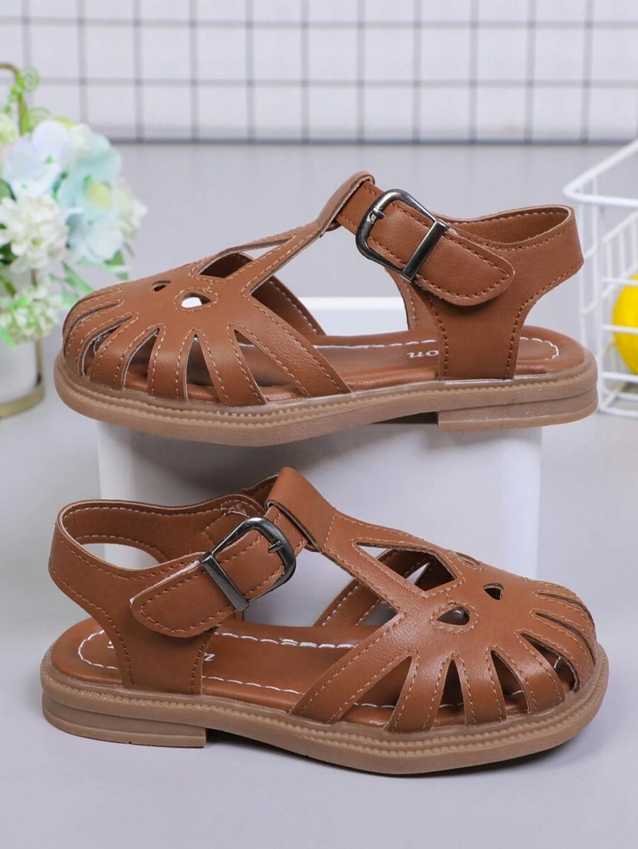 1 pereche de sandale flip-flop unisex casual, cu talpă moale, antiderapante, pentru interior/exterior, simple și confortabile, potrivite pentru vară - Kaki - Vizualizare 1