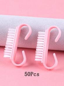 4/10/50支装小号指甲清洁刷，角质层刷，指甲除尘刷，多功能清洁刷，用于清除污垢和碎屑 - 彩色 - 查看 14