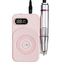 New Professional Portable Electric Nail File Machine 45000RPM Rechargeable Gel Nail Polisher Nail Art Equipment Low Noise Nail Drill Machine - 粉色 - 查看 2