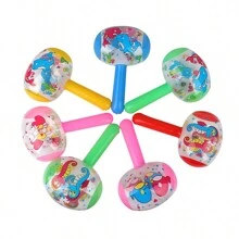 5 piezas Martillo inflable con campana - Divertido juguete de martillo de aire para fiestas y días de playa (color aleatorio) - Multicolor - Ver 10