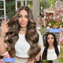 夹式接发真人发，雷米人发接发夹，女士，天然人发，24 英寸 100 克 8 件 - S2/6 - 查看 4