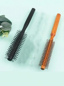 1pc Small Wood Roller Brush For Root Volume Styling, Salon & Beauty Round Barrel Brush For Bangs & Curls, Hair Brush, Comb, Hair Tools, Hair Products And Accessories For Barber Salon Beauty Travel Essentials,Back To School,Travel Holiday Essentials,Hair Accessories For Women,Brush,Hair Brushes,Edge Brush,Brush Hair,Hair Comb,Comb Hair,Detangling Brush,Ball Brush,Mini Hair Brush,Hair Brush Set,Wooden Comb, Comb, Slick Back Brush, Hairbrush, Edge Brush, Brush Hair, Hair Comb, Hair Brush Set, Comb Hair, Mini Hair Brush, Detangling Brush,Hair Products, Hair Tools, Hair Stuff, Hair Care, Curly Hair Brush, Barber, Barber Accessories, Hairdressing Equipment,Travel Essentials,Travel Essential,Hairstyle,Hairdressing,Hair Brush,Slick Back Brush,Styling Brush,Curly Hair Brush,Edge Brush,Hair Comb,Brush Hair,Hair Brush Set,Comb Hair,Comb For Curls,Detangling Brush,Hair Brush For Women,Hair,Travel,Hair Products,Hair Tools,Hair Stuff,Barber,Barber Accessories,Barbershop,Hairdressing Equipment - Multicolor - View 5
