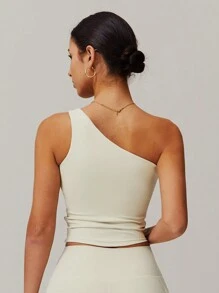 MASKERT Women's Vest, Sports Vest, Camisole Vest, High Elasticity Sports Vest, Home Commuting Vest, Skin Friendly And Comfortable To Wear - 奶油白 - 查看 2