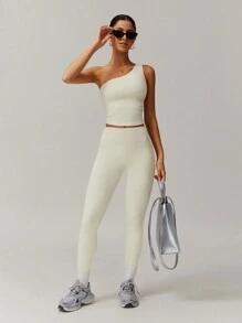 MASKERT Women's Vest, Sports Vest, Camisole Vest, High Elasticity Sports Vest, Home Commuting Vest, Skin Friendly And Comfortable To Wear - 奶油白 - 查看 8
