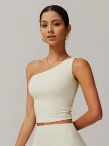 MASKERT Women's Vest, Sports Vest, Camisole Vest, High Elasticity Sports Vest, Home Commuting Vest, Skin Friendly And Comfortable To Wear - 奶油白 - 查看 6